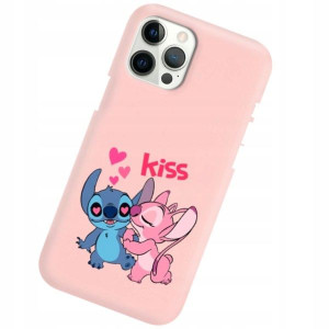 Etui Matowe do IPHONE 12 PRO MAX Jasny Róż Wzory