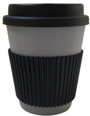 Kamille Kubek Bambusowy Ekologiczny 300ml Szary