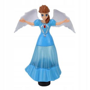 Lalka księżniczka wróżka tańczy świeci gra Elsa