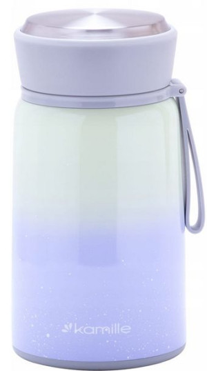 Termos Obiadowy 530ml KM2096 Zielony/Fiolet