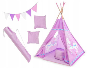 Namiot Dla Dzieci Wigwam Tipi Domek Mata Xxl 6W1