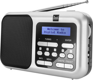 Radio Dual DAB 4 FM/DAB Srebrne