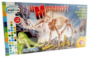 Mały Archeolog Wykopaliska Mamut Szkielet Świeci