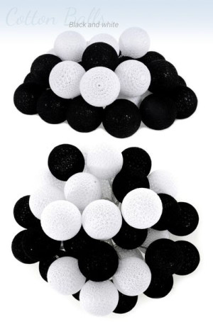 Cotton Balls Świecące Kule Lampki Led 35 Kul F3
