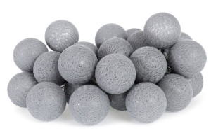 Cotton Balls Świecące Kule Led 35 Grey F3