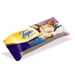 Pakiet 7szt Tago Bambo rolada jagodowa 200g