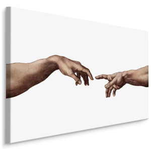 Obraz Canvas Sztuka Stworzenie ADAMA Minimalizm Fresk 3D 120x80