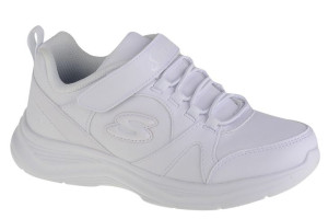 Skechers Glimmer Kicks - School Struts 81445L-WHT 29