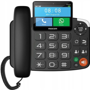 Telefon Stacjonarny Na Kartę Sim Mm42D Whatsapp
