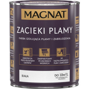 MAGNAT ZACIEKI PLAMY biała farba izolująca plamy i zabrudzenia 0,8L (16098)