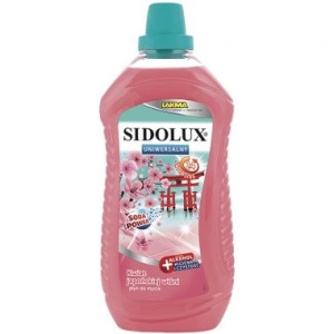 SIDOLUX 1000ml uniwersalny płyn do mycia  - KWIAT JAPOŃSKIEJ WIŚNI