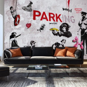Fototapeta - Różnorodność graffity (Banksy) [Rozmiar: 400X280]