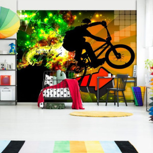 Fototapeta - Rowerowe ewolucje [Rozmiar: 400X280]