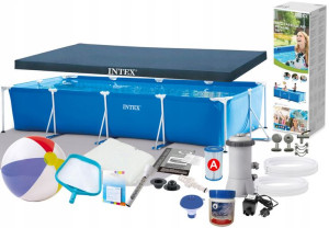 Basen stelażowy 450x220x84cm 16w1 Intex 28274GN