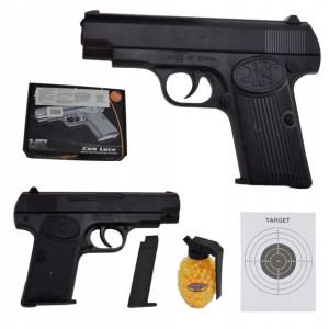 Pistolet Na Kulki Gratis 6mm Broń Magazynek Czarny