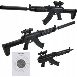 Wielki Karabin Pistolet Na Kulki 6mm Laser 94cm