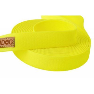 Kendog Smycz Treningowa PVC/TPU Wodoodporna 16 mm / 5 Metrów Neonowy Żółty