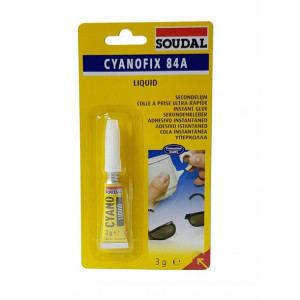 SOUDAL CYANOFIX 84A superszybki klej sekundowy 3g (15237)
