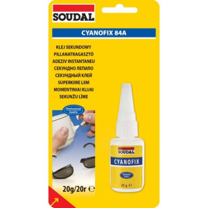SOUDAL CYANOFIX 84A superszybki klej sekundowy 20g (15236)