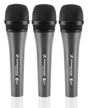 Sennheiser E835 3-pack Mikrofony Dynamiczne