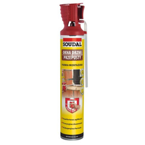 SOUDAL niskoprężna piana montażowa wężykowa GENIUS GUN 770ml (10313)