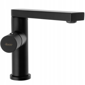Bateria Umywalkowa Tap Czarna Black Niska - Rea