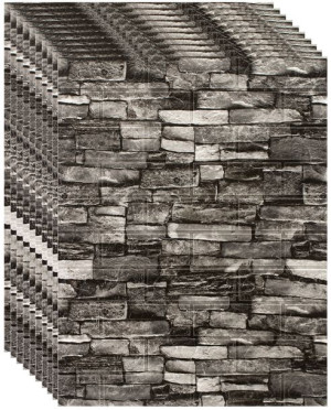 10x TAPETA CEGŁA samoprzylepna 3D Panel ścienny Kamień mur 78x60