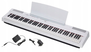 Yamaha P-125 Wh Biała Pianino Cyfrowe + Pedał W24h