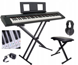 Yamaha Np-32 Bk Piaggero Statyw Ławka Słuchawki