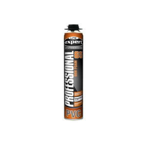 EXPERT LINE PVC 65L niskoprężna piana montażowa 840ml pistoletowa (7753)