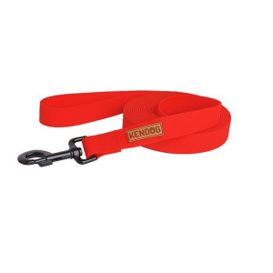 Kendog Smycz Treningowa PVC/TPU Wodoodporna 25 mm / 5 Metrów Czerwona