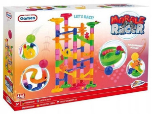 Duży tor kulkowy wyścig kulek GRAFIX MARBLE RACER