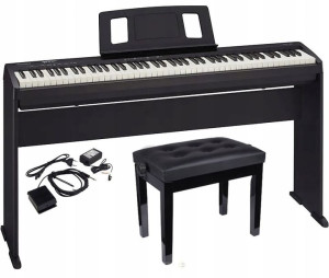 Roland Fp-10 Bk Pianino Cyfrowe + Statyw + Ława