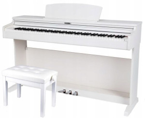 Dynatone Slp-210 Białe Pianino Cyfrowe + Ława W24h
