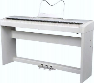 Ringway RP-35 białe pianino + STATYW PEDAŁY w 24h
