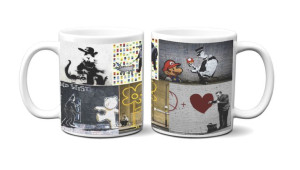 Kubek ceramiczny 300ml Grafiki Banksy v3