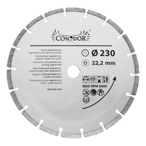 Tarcza Diamentowa Drel Segmentowa 230mm (na Sucho)