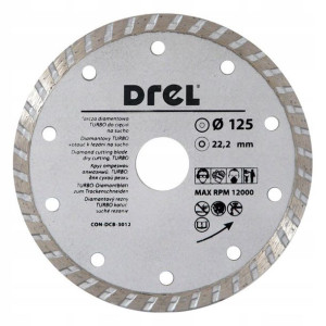 Tarcza Diamentowa Drel Turbo 125mm (na Sucho)