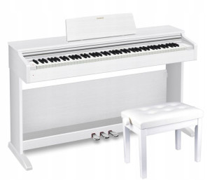 CASIO Celviano AP-270 WE BIAŁE PIANINO + ŁAWA w24h