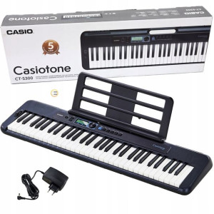 Casio Ct-s300 Keyboard Do Nauki + Zasilacz Pulpit