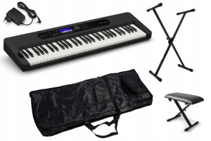 Casio Ct-s400 Keyboard + Pokrowiec Statyw Ławka
