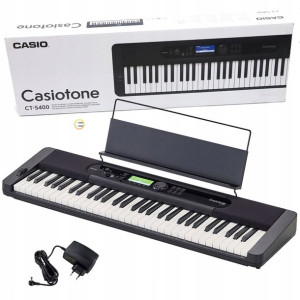 Casio Ct-s400 Keyboard + Pulpit Zasilacz Kurs Gry