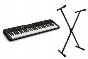 CASIO CT-S200 bk (czarny) KEYBOARD + STATYW