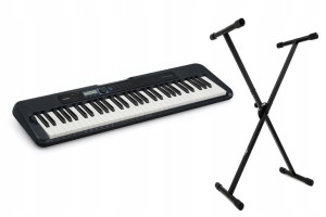 CASIO CT-S300 bk (czarny) KEYBOARD + STATYW