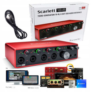 Focusrite Scarlett 18i8 3Gen + KILKA BONUSÓW w 24h