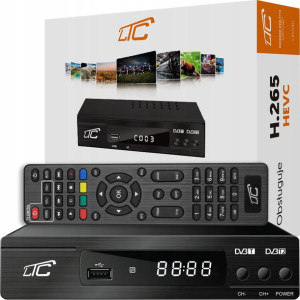 Dekoder Tuner Tv Naziemnej Ltc + Pilot + Baterie