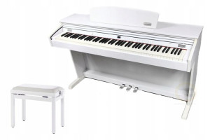 Artesia Dp-3+ Wh Białe Pianino Cyfrowe + Ławka