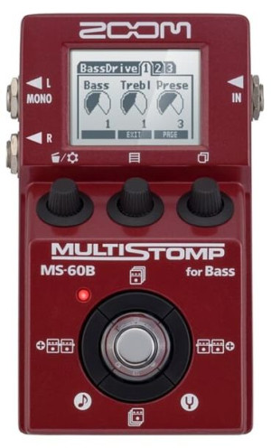 Zoom Ms-60b Multistomp Bass Multiefekt