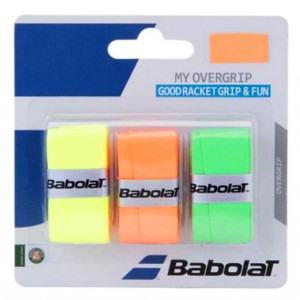 Owijka babolat my overgrip 3szt pomarańczowo/zielone/żółte 653045