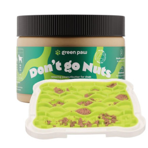 TRIXIE Taca na przysmaki Lick'n'Snack 20×20cm + Green Paw Don’t go Nuts 350